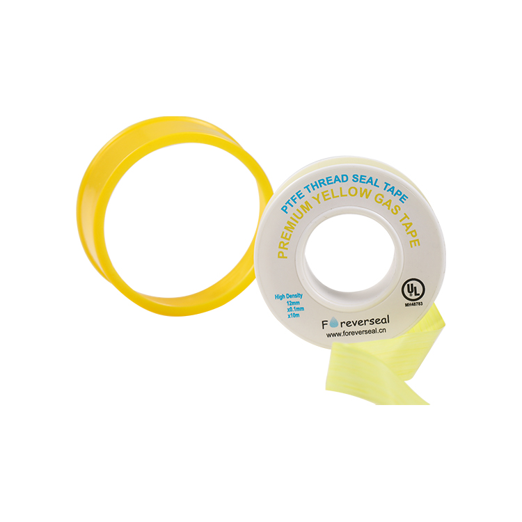 Use 12mm High Density Yellow Teflon Tape for Gas 